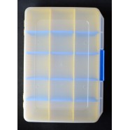 Коробка рибальська, Альянс КУ 260-3, зі знімними перегородками, 15 відсіків, розмір 260х187х48мм кольорова